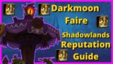 Shadowlands Darkmoon Faire | HUGE Gold with SL Rep Crafting Patterns!! 10% Rep & Exp Buff!!