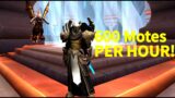 600 Genesis Motes Per hour! Wow Shadowlands Mount & Pet Farming Guide