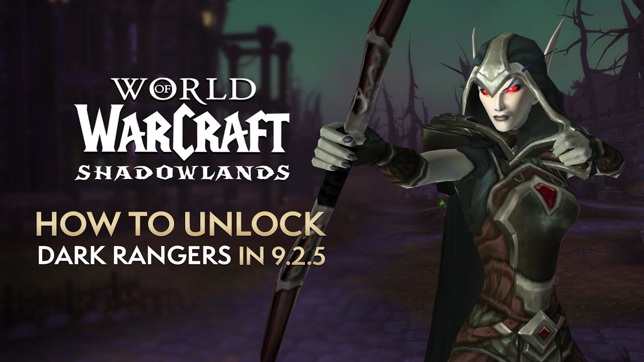 How to UNLOCK the Dark Ranger Customization Options & Transmog Set in 9 ...