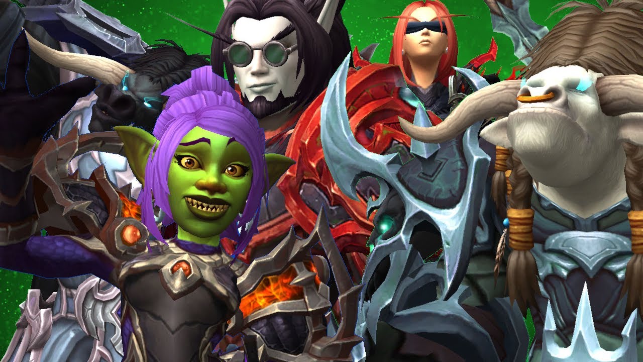 Meine WoW Charaktere WoW Shadowlands Chars zu Patch 9.2.5 World of Warcraft videos