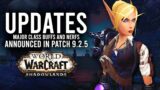 New Class BUFFS And Major NERFS Announced For The Patch 9.2.5! – WoW: Shadowlands 9.2.5