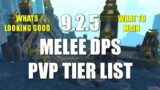 Shadowlands 9.2.5 Melee DPS Tier List (PVP) What Should You Main