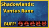 Shadowlands Vantus Rune Buff!! BUY AND FLIP!! #Shorts