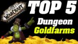 Top 5 Most Efficient SOLO Dungeon Farms for Gold In World Of Warcraft