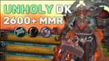 Unholy DK 3v3 Arenas | 2600+ Rated PHD | WoW Shadowlands PvP S3