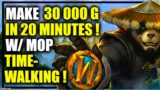 Make TONS of GOLD w/ MoP Timewalking! WoW Shadowlands GoldMaking | Easy 20 minutes farm