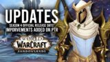 New Season 4 Content Release Date And More Quality Updates On PTR! – WoW: Shadowlands 9.2.5