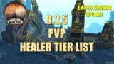 Shadowlands 9.2.5 Healer Tier List (PVP) End of Season Update