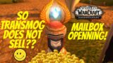 TRANSMOG DOES NOT SELL??? Mailbox Openning // WOW Shadowlands 9.2.5//