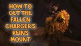 WoW Shadowlands 9.1 – How To Get The Fallen Charger's Reins Mount | Fallen Charger Rare | The Maw
