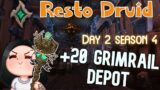 +20 Grimrail Depot I Resto Druid I Shadowlands Season 4 M+