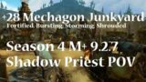 +28 Mechagon Junkyard | Shadow Priest PoV M+ Shadowlands Season 4 Mythic Plus 9.2.7