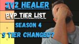 2V2 Healer PvP Tier list Season 4 Shadowlands