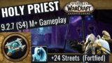 9.2.7 Holy Priest M+ Gameplay | +24 Tazavesh: Streets (Fortified) | WoW Shadowlands Season 4