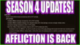 Affliction Warlock Buffs & Warlock Changes – Shadowlands Season 4 Class Changes – IS AFFLI BACK?
