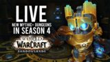 SHADOWLANDS! SEASON 4 CONTENT WITH NEW MYTHIC DUNGEONS! – WoW: Shadowlands 9.2.7 (Livestream)