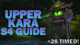Upper Karazhan +28 Tank Commentary and Tips | Shadowlands Season 4 M+ Advanced Routing Guide