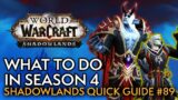 What Happens When Season 4 Begins? Your Weekly Shadowlands Guide #89
