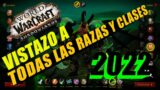 World of Warcraft Shadowlands. Todas las razas y Clases. 2022