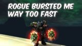 Rogue Bursted Me TOO FAST – 9.2.7 Fury Warrior PvP – WoW Shadowlands PvP
