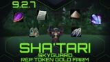 Shatari Skyguard Rep Token Wow Gold Farming Guide 9.2.7