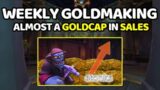 Weekly Goldmaking – ALMOST A GOLCAP IN SALES! Flipping, Sniping, Crafting | Shadowlands Goldmaking
