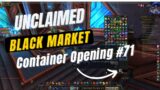 Shadowlands Gameplay. Unboxing Unclaimed Black Market Container in World of Warcraft (WOW) #71 2022