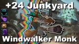 +24 Junkyard | WW Monk POV | Shadowlands M+ Season 4