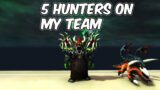 5 Hunters On My Team – 9.2.7 Affliction Warlock PvP – Wow Shadowlands PvP