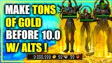 9.2.7: Make TONS of RAW GOLD & GOLD before Dragonflight! DO THIS NOW! WoW Shadowlands Goldmaking