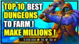 MAKE MILLIONS farming these Dungeons! TOP 10 best SOLO GOLDFARMS | WoW GoldMaking Shadowlands