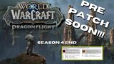Shadowlands Season 4 ENDING!!! | Dragonflight Pre Patch Announcement CONFIRMED!!!
