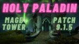 Holy Paladin Mage Tower Gameplay Patch 9.1.5 Pre Nerf World of Warcraft Shadowlands