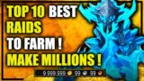 MAKE MILLIONS farming these RAIDS! TOP 10 best SOLO GOLDFARMS | WoW GoldMaking Shadowlands