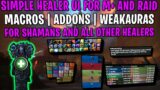 Simple Healer UI and Macros | Resto Shaman and other Healers! | World of Warcraft Shadowlands