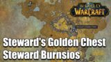 Steward's Golden Chest – Steward Burnsios – World of Warcraft Shadowlands Bastion Chest Guide
