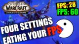 Shadowlands: Double your fps with four graphics settings and minor quality loss | WoW Guides 2021