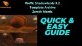 WoW: Shadowlands 9.2 – How to get the Template Archive Chest – Zereth Mortis