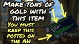 How to Make Tons of Gold With Alchemy in WOW Shadowlands 9.2 Without Crafting Potions And Flasks