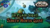In Plain Sight – Zereth Mortis Quest