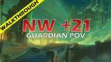 Necrotic Wake +21 | Shadowlands Season 2 High M+ Tank Commentary (Guardian Druid PoV)