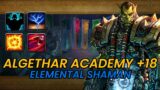 ALGETHAR ACADEMY +18 | SHAMAN ELEMENTAL | WOW DRAGONFLIGHT 10.0.5