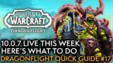 What To Do In Patch 10.0.7, New Twitch Drop Promo – Your Weekly Shadowlands Guide #17