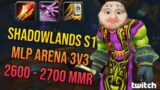 Shadowlands Destruction Warlock Arena 3v3 (MLP) 2600-2700mmr! | WoW | Deutsch/German