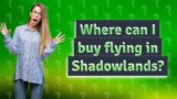 Where can I buy flying in Shadowlands?