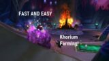 WoW Shadowlands 9.2.5 – Khorium Ore Instance Farming Gold Farm!