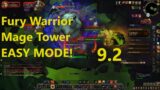 Fury Warrior Mage Tower Challenge EASY MODE! An Impossible Foe | WoW Shadowlands 9.2