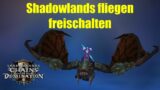 fliegen in Shadowlands freischalten | WoW 9.1 PTR