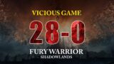 Fury Warrior 28-0 Poppin' Off in Shadowlands PVP WoW – 2K UHD