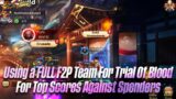 [SF: Duel] – Top F2P Scores for Guild Shadowlands! The Best Team to use to compete against spenders!
